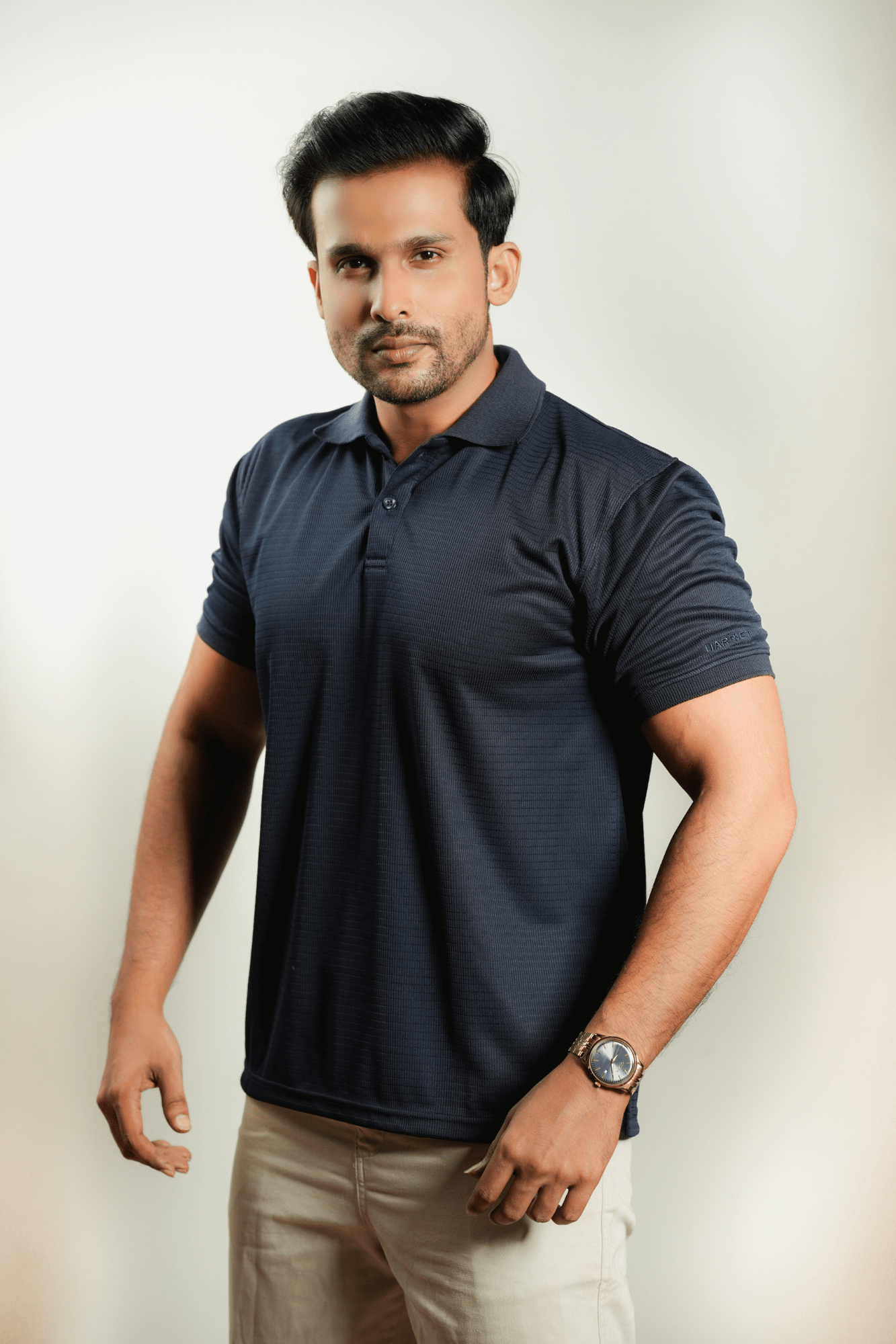 Harriet Premium Polo – Navy Blue